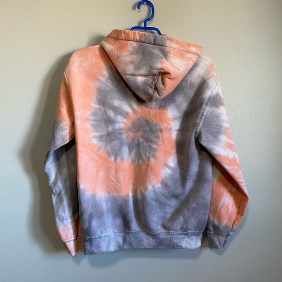 Navy and Peach Tie Dye Pullover - Picture 4 of 5